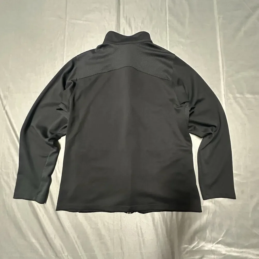Nike Sphere Sweatshirt Womens Large Full Zip Black Athletic Lightweight Gym